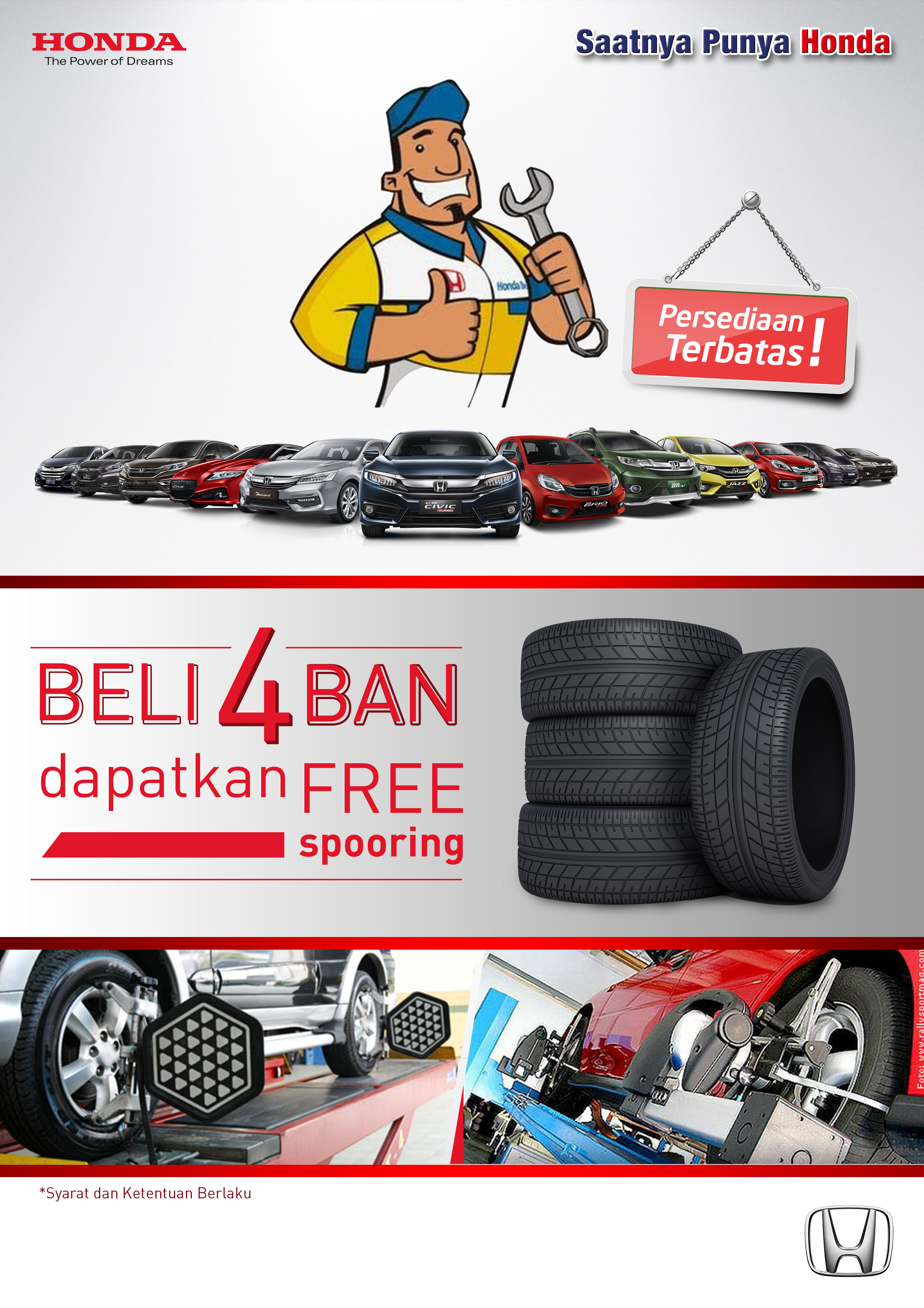 Booking Service di HSH, Dapatkan Diskon Jasa dan Sparepart